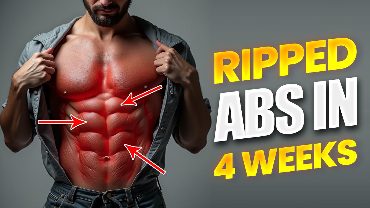 ripped abs in 4 weeks